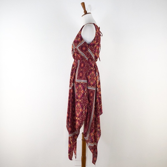 My Michelle Multi Color Shark Bite Hem Sleeveless - Picture 4 of 8